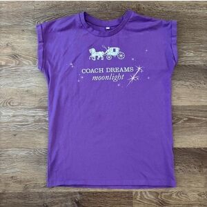 Coach Purple Crewneck T-Shirt